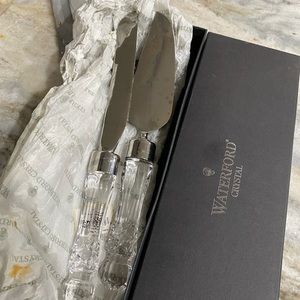 Waterford crystal cake server set